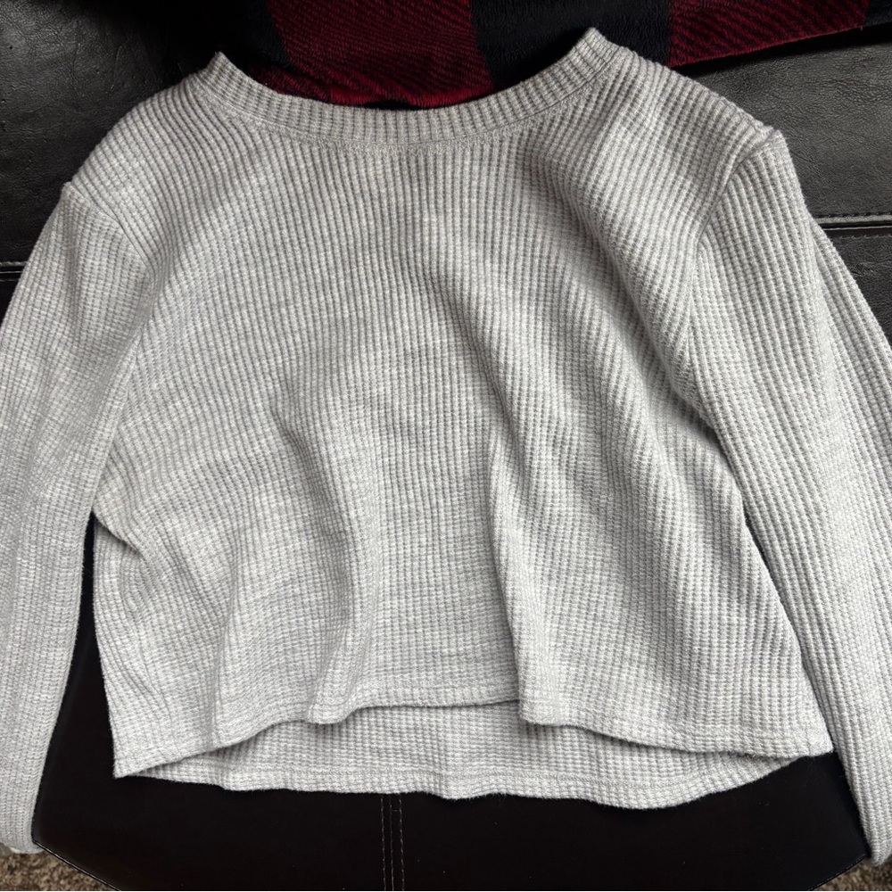 PacSun Gray Long Sleeve Top